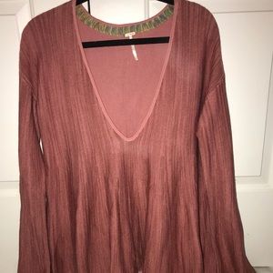 Free people bell sleeve sweater
